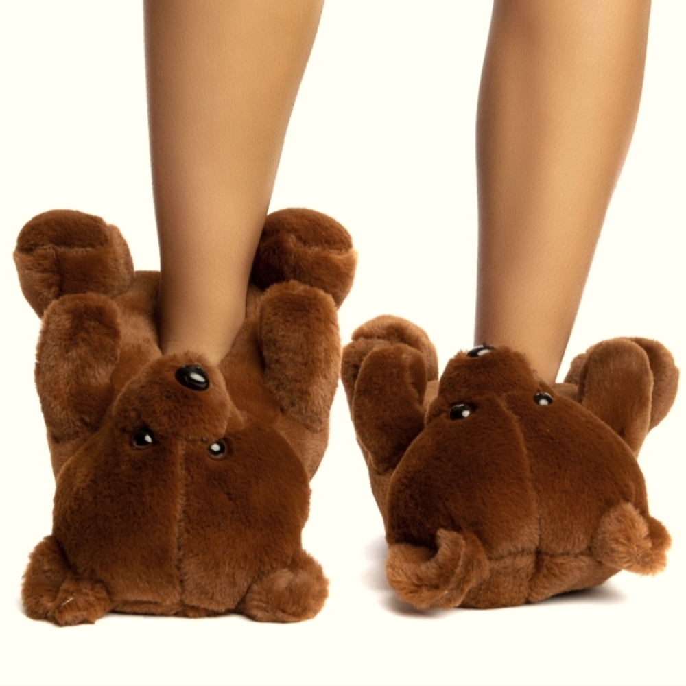 NWOT Shiekh PLUSH BEAR FUZZY SLIPPERS